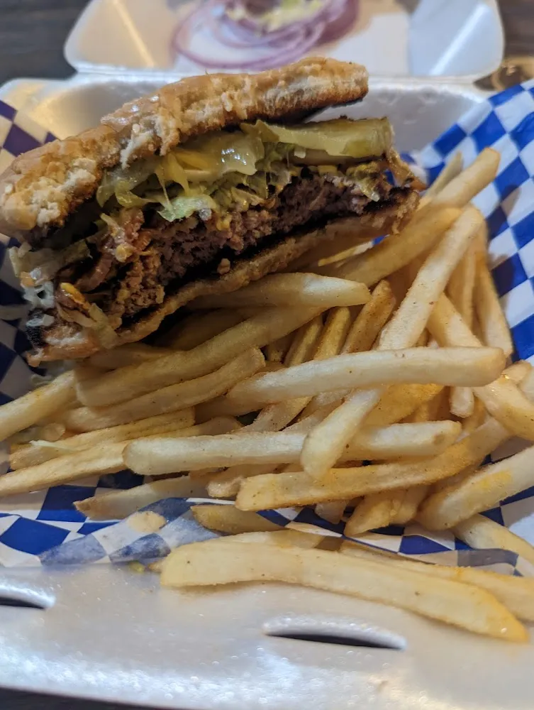 Hamburger with Fries