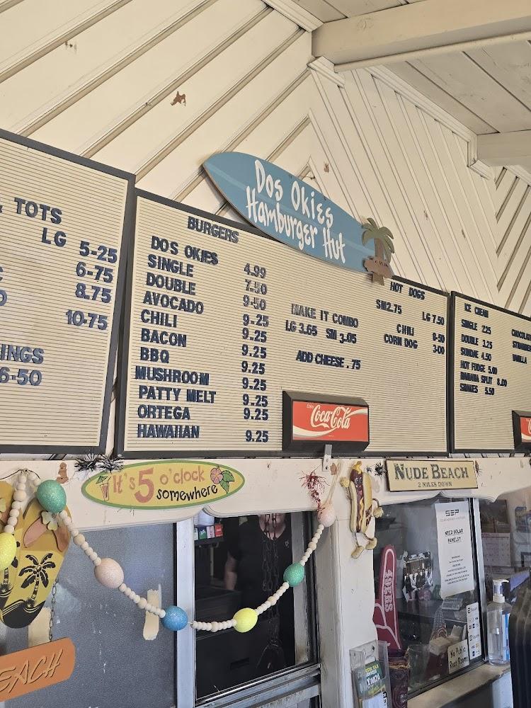 Dos Okies Burger Hut Menu image 2